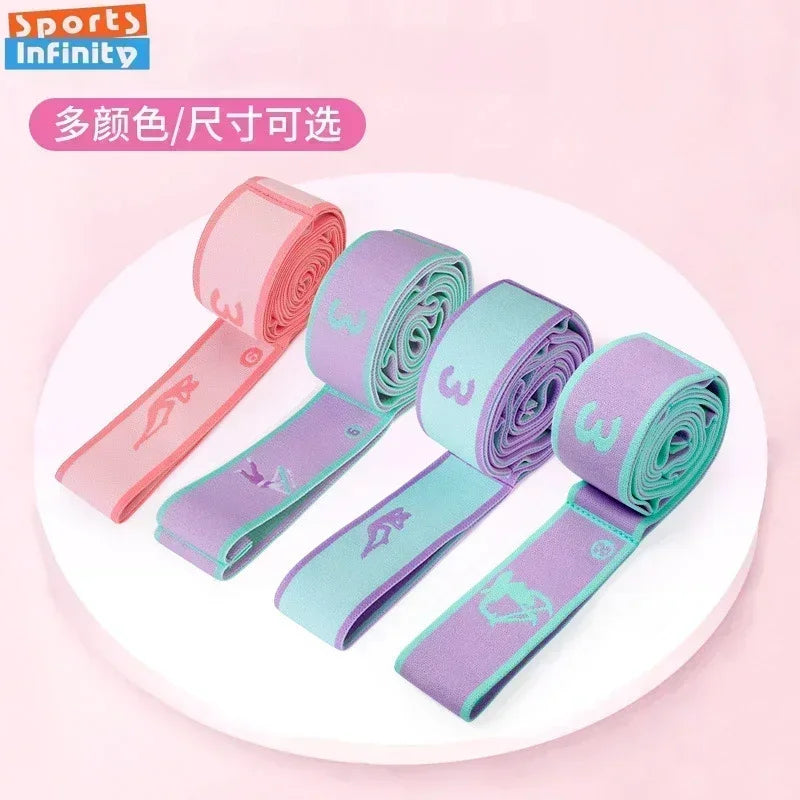 Yoga Sport Resistance Bands Pilates Training Fitness Exercise Home Gym Elastic Band Children Dance Elastic Band Yoga Accessories