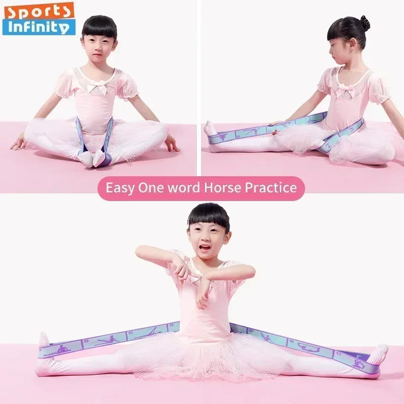 Yoga Sport Resistance Bands Pilates Training Fitness Exercise Home Gym Elastic Band Children Dance Elastic Band Yoga Accessories
