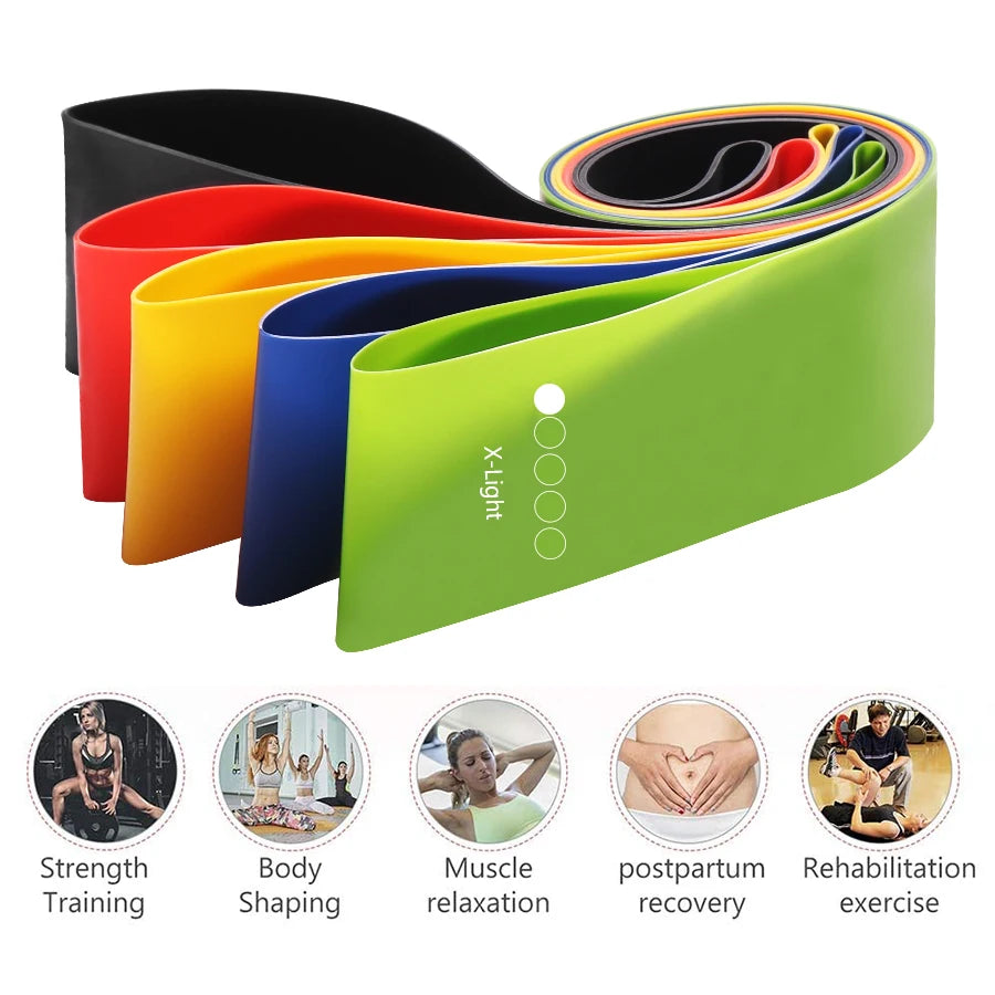 Fitness Gum Pull Rope Rubber Loop Latex Resistance Bands Workout Crossfit Strength Training Yoga Fitness Equipment Gym Expander
