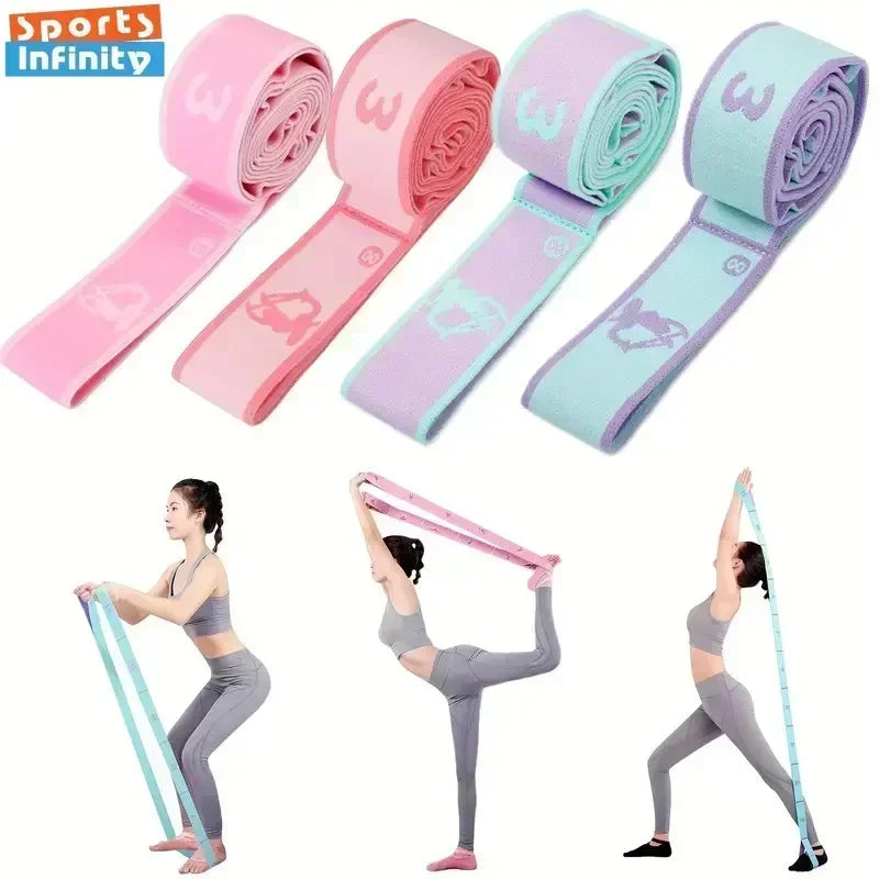 Yoga Sport Resistance Bands Pilates Training Fitness Exercise Home Gym Elastic Band Children Dance Elastic Band Yoga Accessories